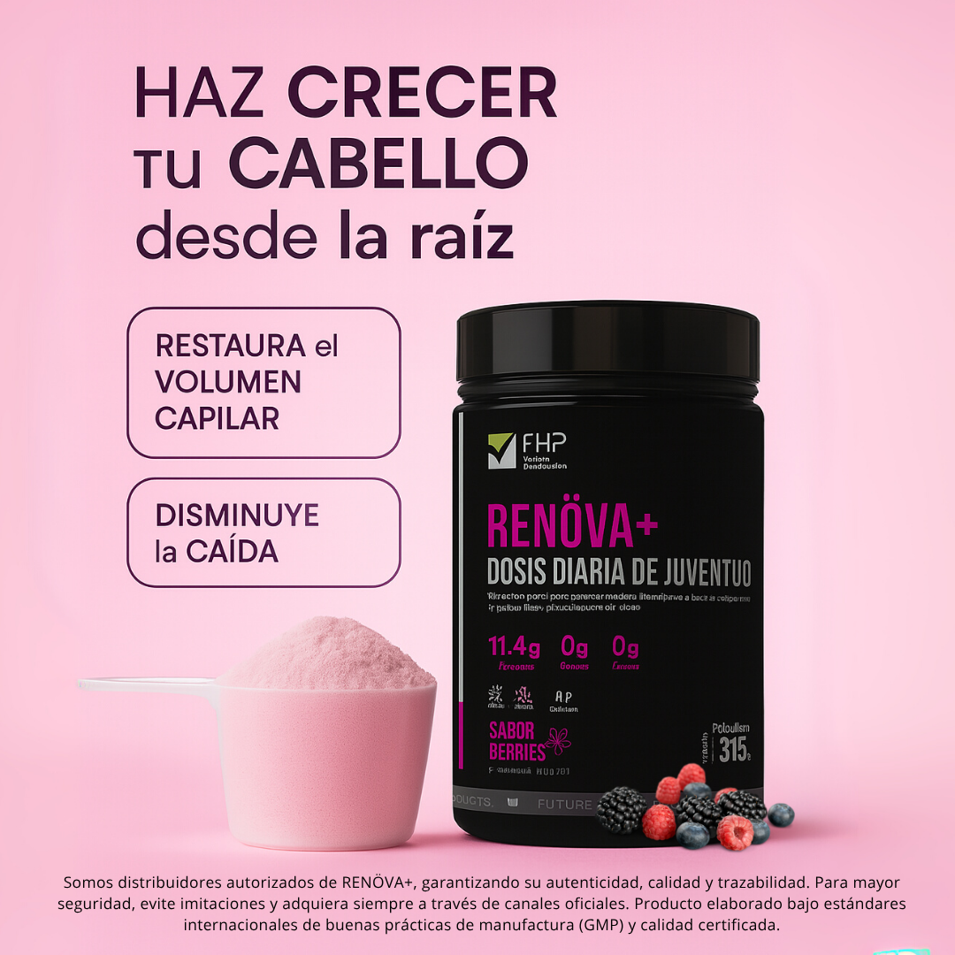 Colágeno Renova+ | fortalece tu cabello, uñas y articulaciones |CYBER DAY OFF