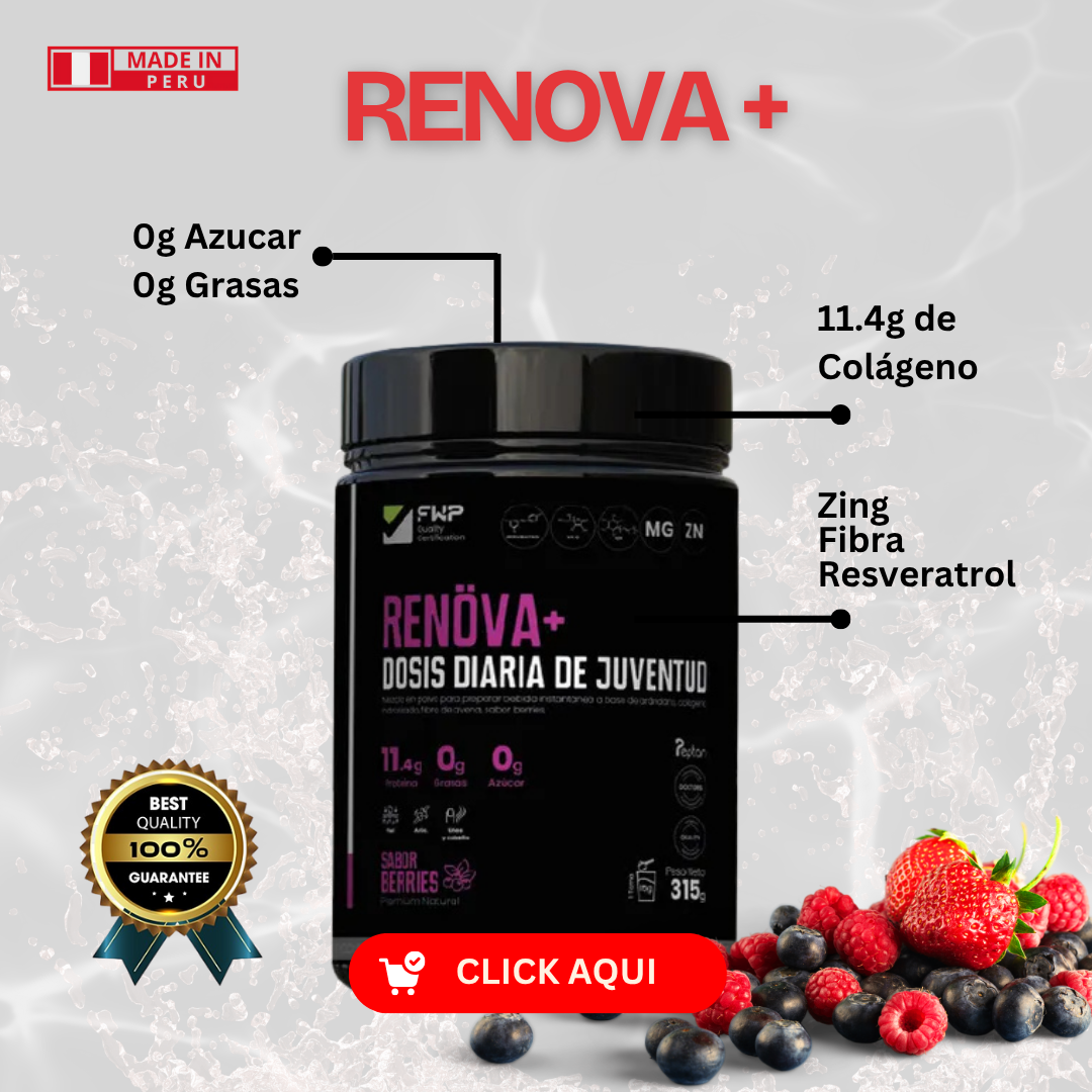 Colágeno Renova+ | fortalece tu cabello, uñas y articulaciones |CYBER DAY OFF